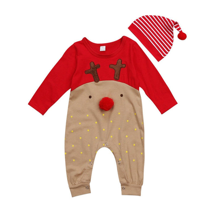 Baby Boy Girl Christmas baby romper