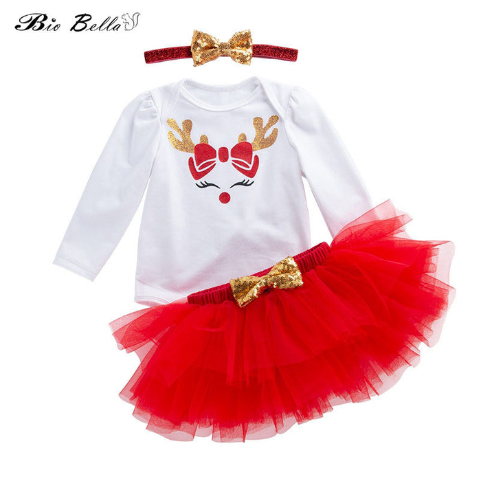 Christmas Festival Newborn Baby Girl Baby Christmas Festival