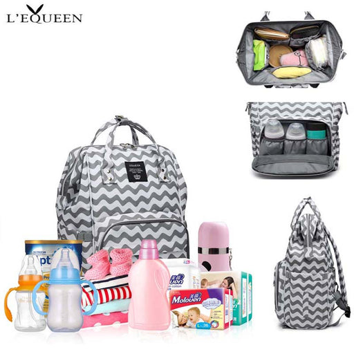 LEQUEEN Fashion Baby Parent Bags