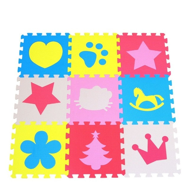 Children's soft developing carpets