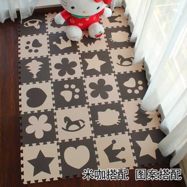 Children's soft developing carpets