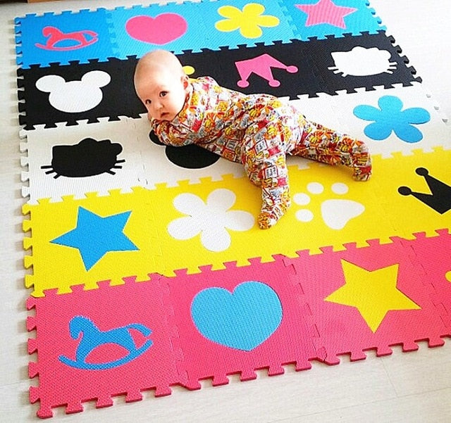Children's soft developing carpets
