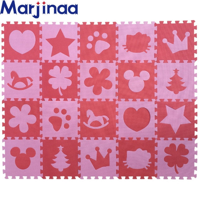Children's soft developing carpets