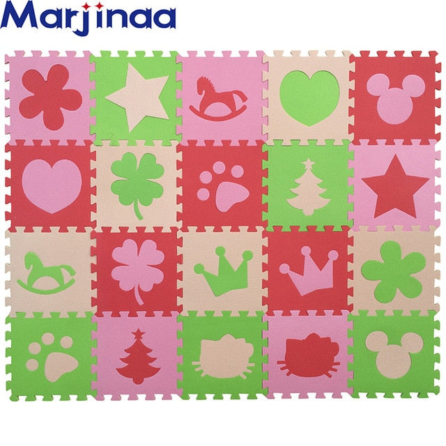 Children's soft developing carpets