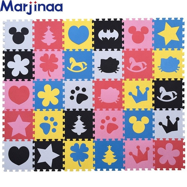 Children's soft developing carpets