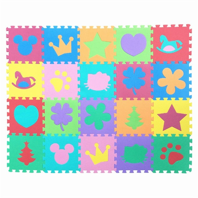 Children's soft developing carpets