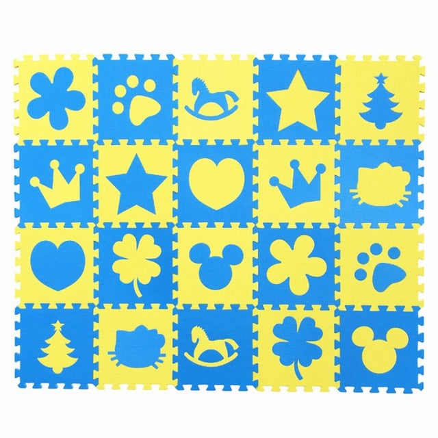 Children's soft developing carpets