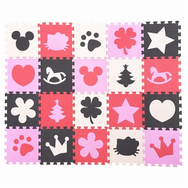 Children's soft developing carpets