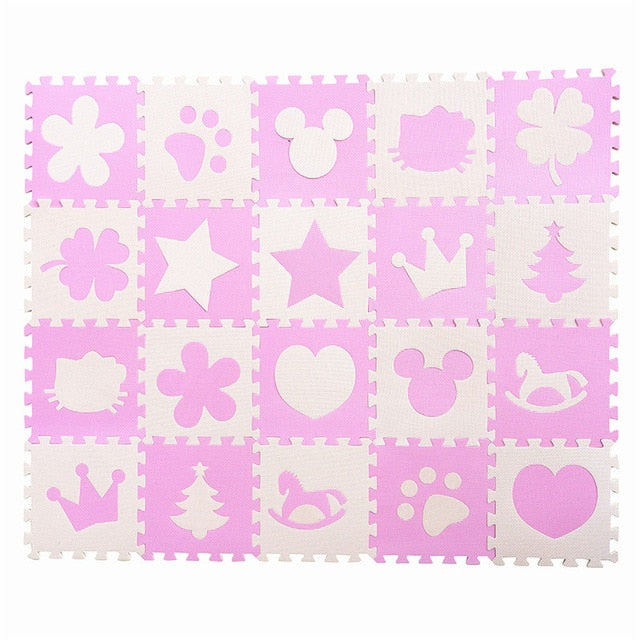 Children's soft developing carpets