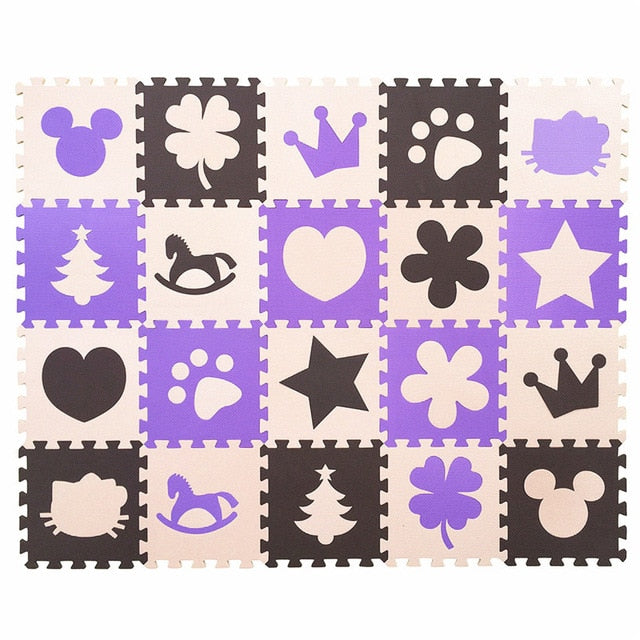 Children's soft developing carpets