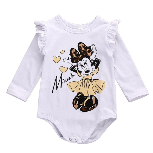 Newborn Baby Girl Minnie Mouse baby romper