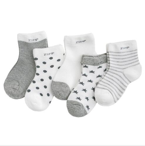 0-3 Year 5 Pairs Pack wholesale baby socks