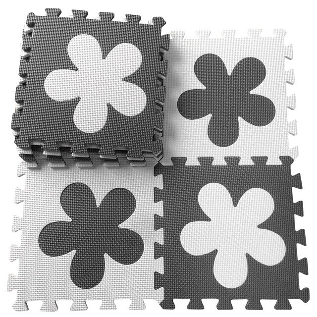 Marjinaa 10/20pcs Gray White carpets